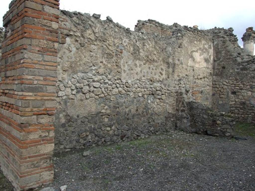 VIII.4.48 Pompeii. December 2007. North wall.