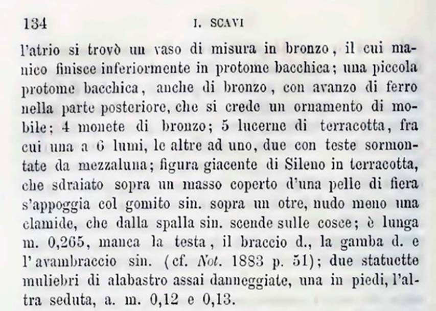 Sogliano, Notizie degli Scavi, December (1882), p.440;