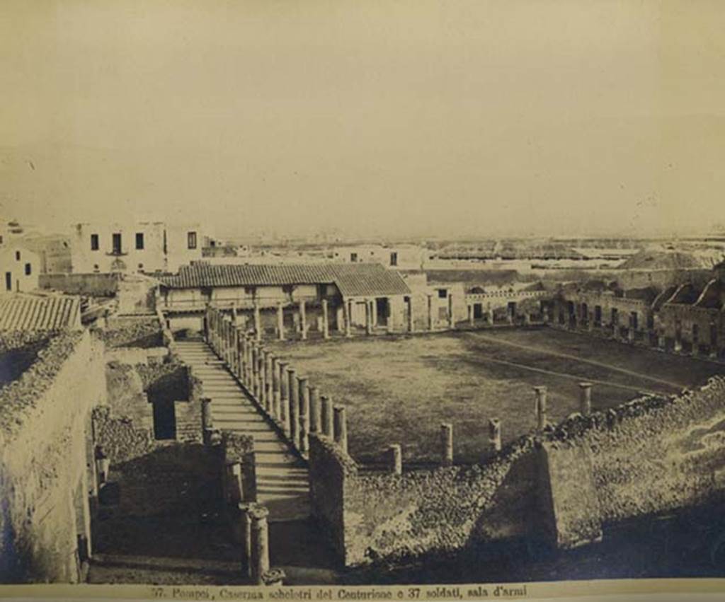 VIII.7.16 Pompeii. 1892. Looking south and west from above east side. 
Photo courtesy of Rick Bauer.
