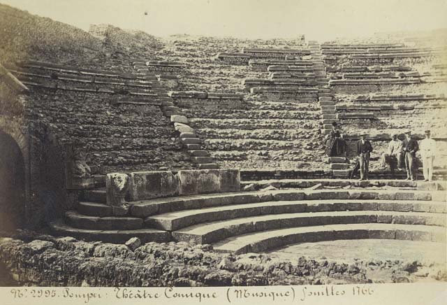 VIII.7.19 Pompeii. September 2021. Looking north-east across Theatre. Photo courtesy of Klaus Heese.

