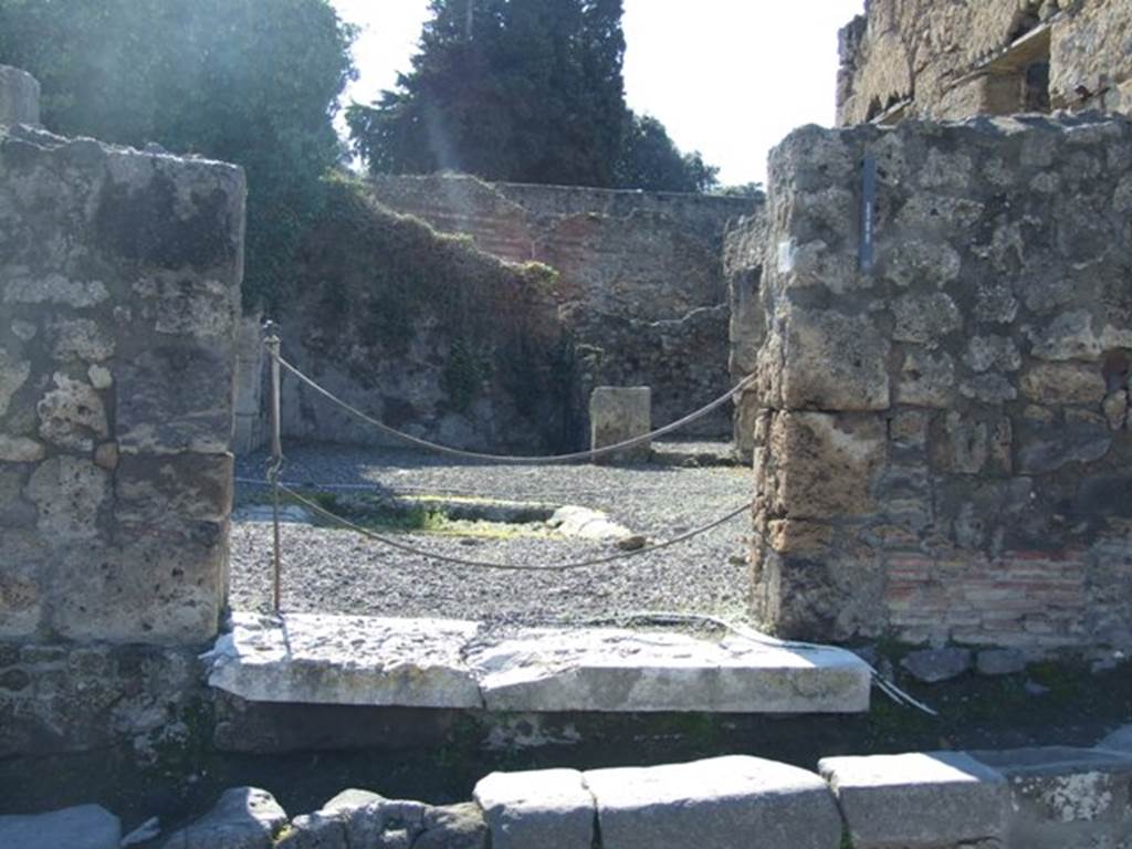 VIII.7.24 Pompeii. March 2009. Entrance on Via Stabiana.