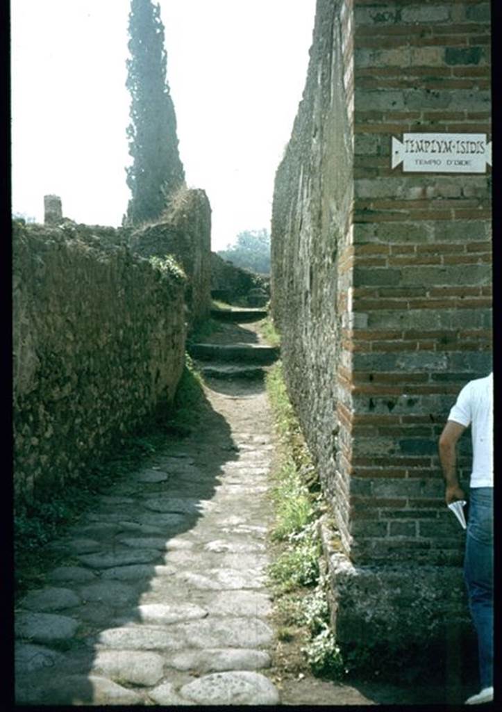 VIII.7.27 Pompeii.  Entrance to passage leading to summa cavea of Large Theatre. Photographed 1970-79 by Günther Einhorn, picture courtesy of his son Ralf Einhorn.