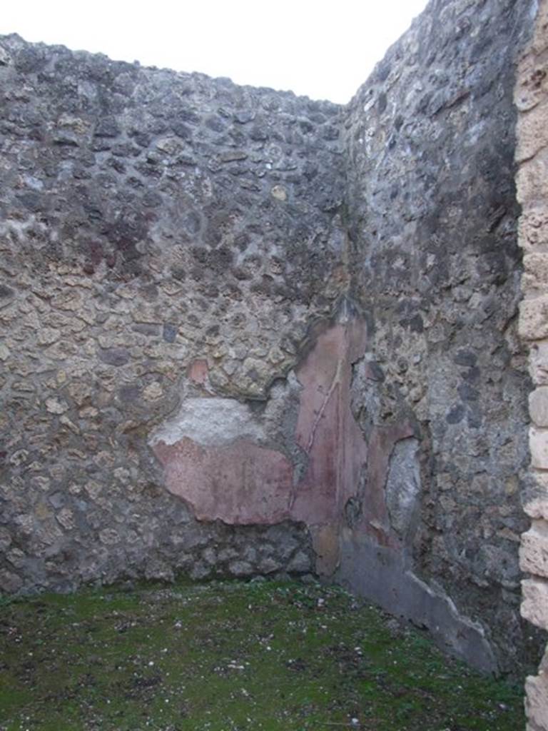 VIII.7.28 Pompeii.  March 2009. West wall of sleeping room.