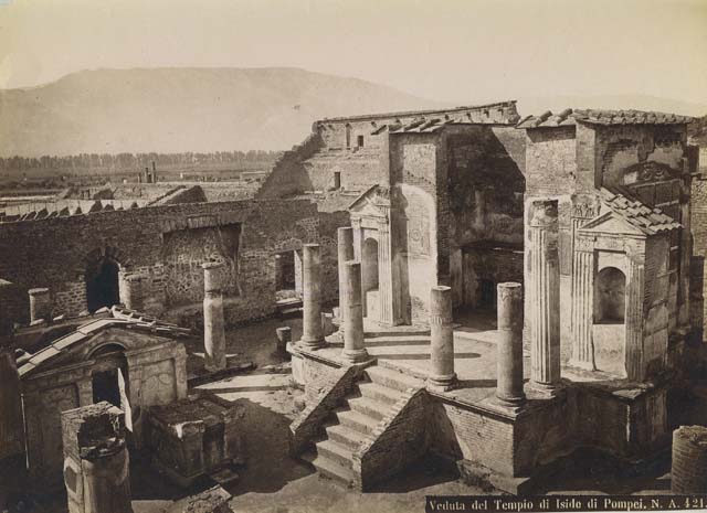 VIII.7.28 Pompeii. Photograph by Sommer, c.1870’s. Photo courtesy of Rick Bauer.