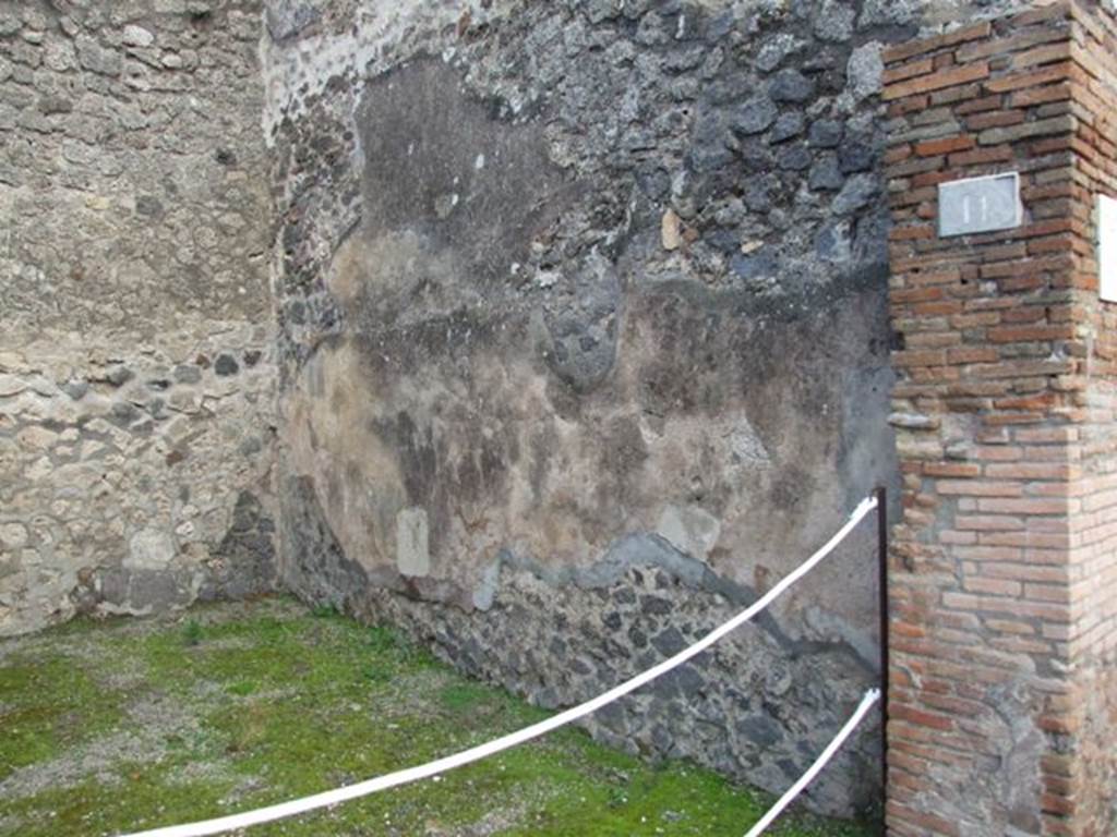 IX.2.11 Pompeii. December 2007. South wall.