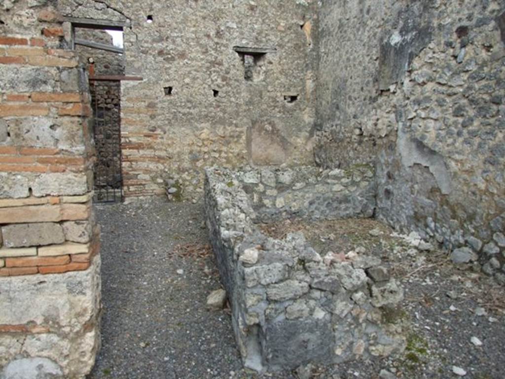 IX.2.21 Pompeii.   March 2009.  Room 8. Corridor to rear entrance at IX.2.19, and room 9.
