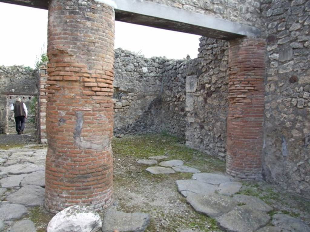 IX.2.24 Pompeii.  March 2009.   Rear area on west side.