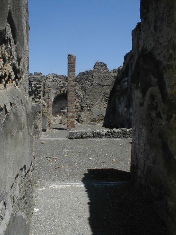 IX.3.2 Pompeii.  May 2006. Entrance mosaic.