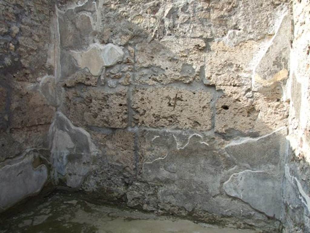 IX.3.5 Pompeii.  March 2009.   Room 34. Cubiculum.  North wall.