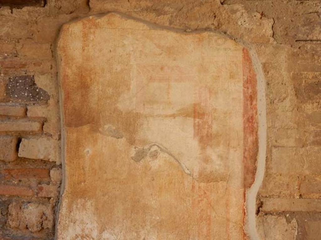 IX.3.5 Pompeii. May 2015. Room 6, painted decoration from east wall of ala, on north side of doorway to room 11. Photo courtesy of Buzz Ferebee. 
