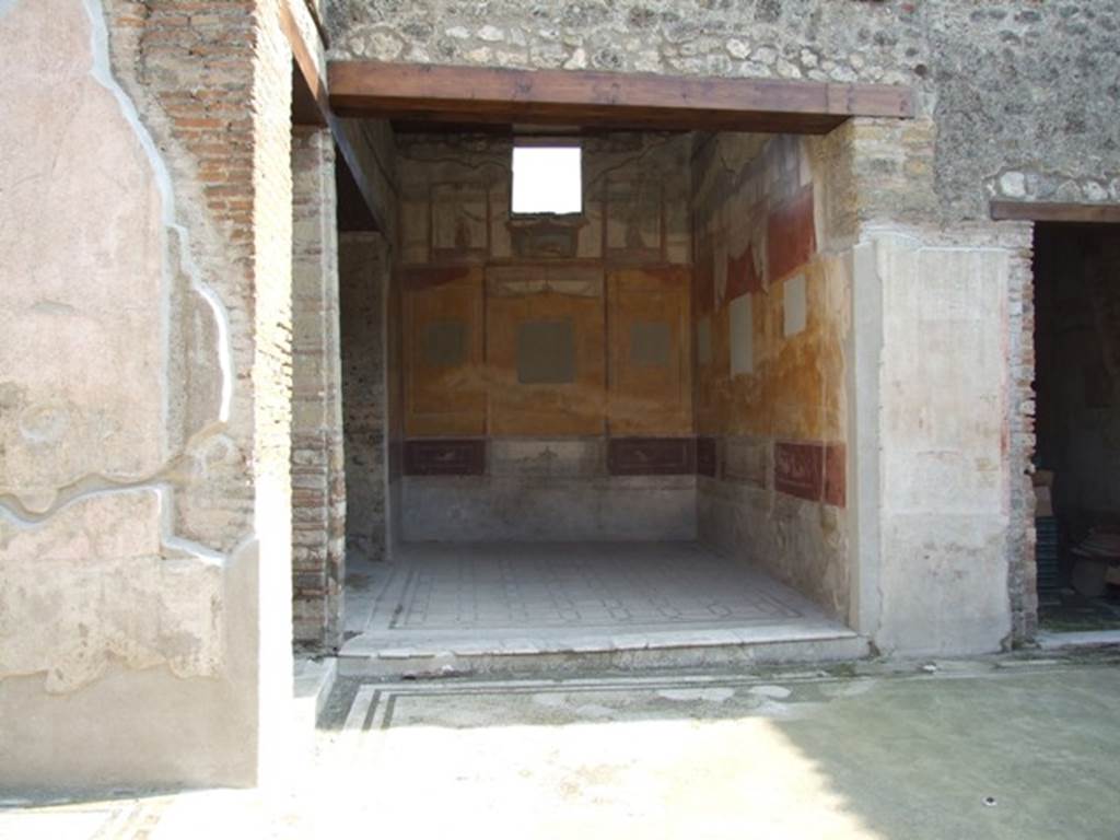IX.3.5 Pompeii.  March 2009.  Looking south across atrium to doorway of room 13.