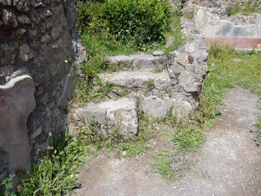 IX.3.12 Pompeii. May 2018. Steps leading to garden at higher level. Photo courtesy of Buzz Ferebee.