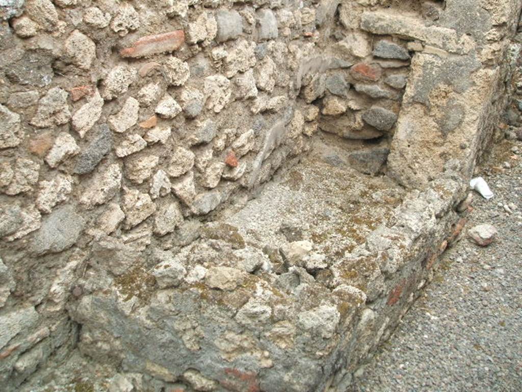 IX.3.14 Pompeii. May 2005. Fusorium near west wall.