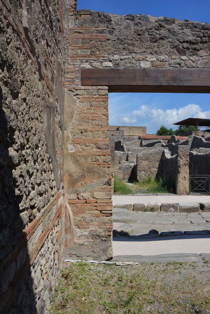 IX.5.1 Pompeii. March 2017. Detail from lower north-west corner.
Foto Christian Beck, ERC Grant 681269 DÉCOR.
