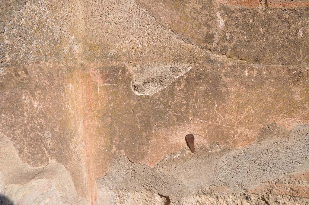 IX.5.1 Pompeii. May 2017. Lower north wall in north-west corner.
Foto Christian Beck, ERC Grant 681269 DÉCOR.

