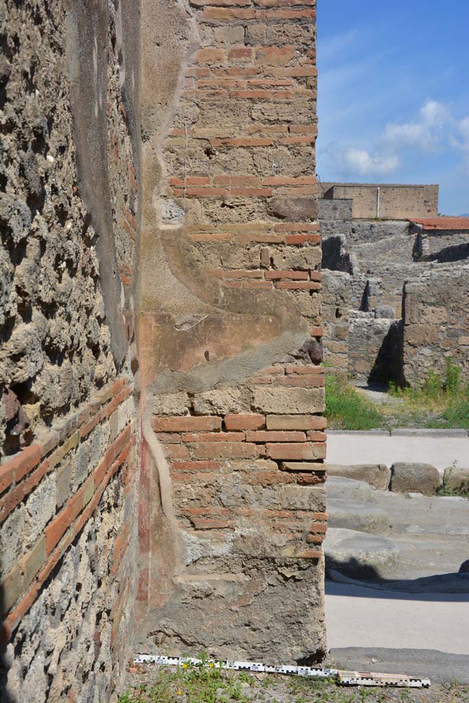 IX.5.1 Pompeii. May 2017. Upper north wall above entrance doorway.
Foto Christian Beck, ERC Grant 681269 DÉCOR.


