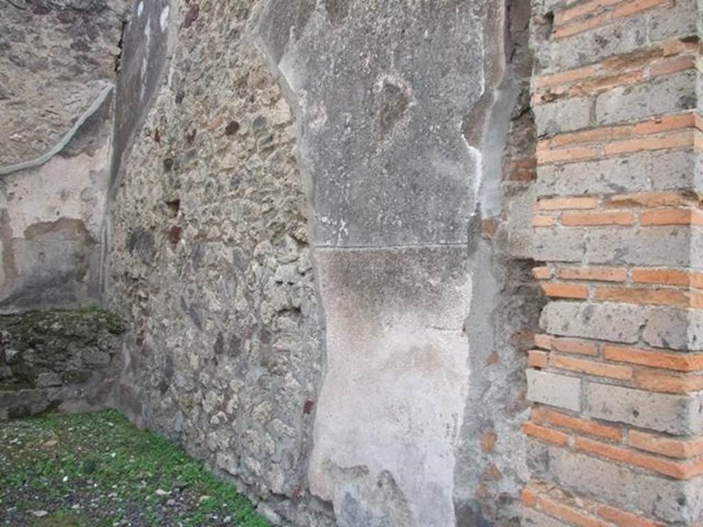IX.5.5 Pompeii. May 2017. Upper west wall in north-west corner.
Foto Christian Beck, ERC Grant 681269 DÉCOR.
