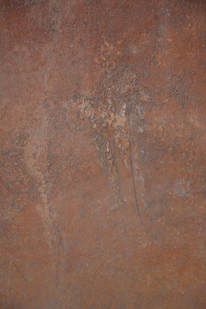 IX.5.6 Pompeii. May 2017. 
Room i, detail of figure in panel on east wall at south end.     
Foto Christian Beck, ERC Grant 681269 DCOR.
