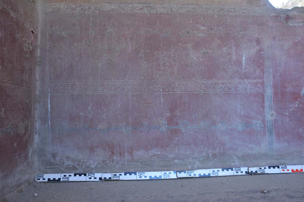 IX.5.6 Pompeii. May 2017. Room i, detail of zoccolo on south wall in south-east corner.      
Foto Christian Beck, ERC Grant 681269 DCOR.
