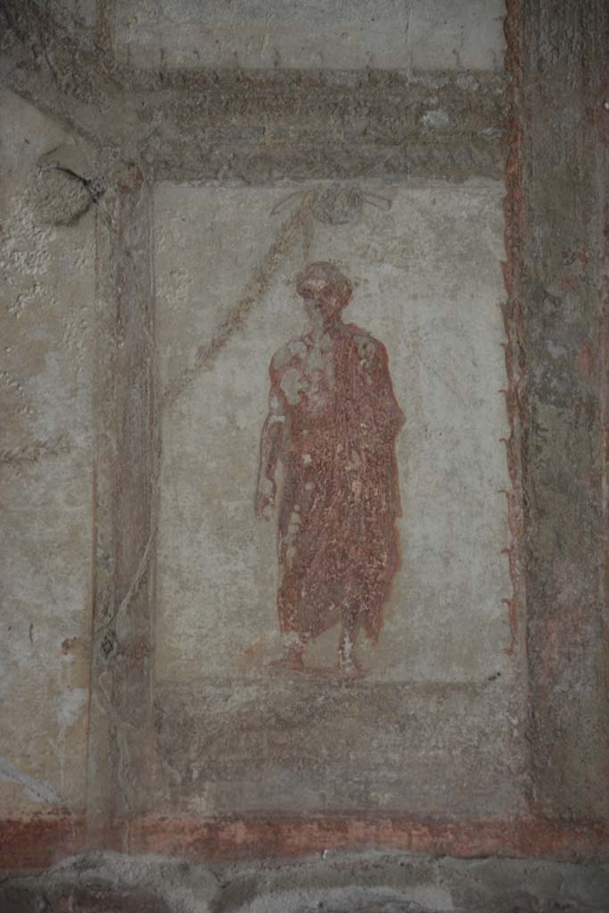 IX.5.6 Pompeii. May 2017. Room i, upper west wall, painted figure. 
Foto Christian Beck, ERC Grant 681269 DCOR.

