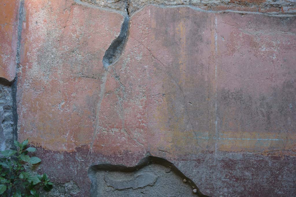IX.5.6 Pompeii. May 2017. Room f, detail from lower south wall in south-east corner.
Foto Christian Beck, ERC Grant 681269 DCOR.
