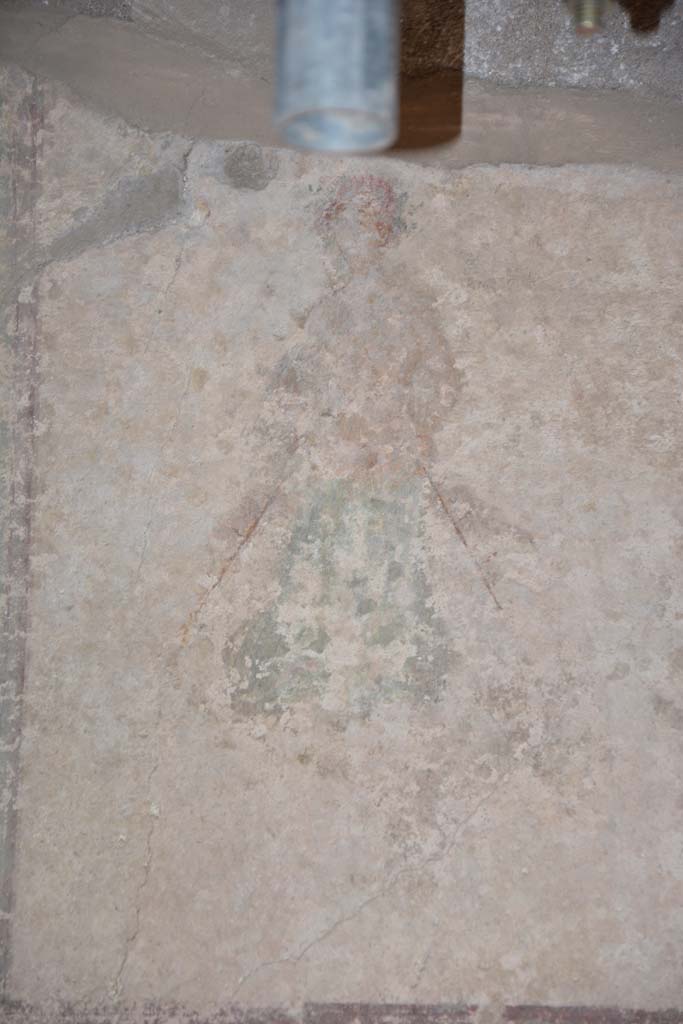 IX.5.6 Pompeii. May 2017. Room g, detail of painted figure from upper centre of east wall. 
Foto Christian Beck, ERC Grant 681269 DCOR.

