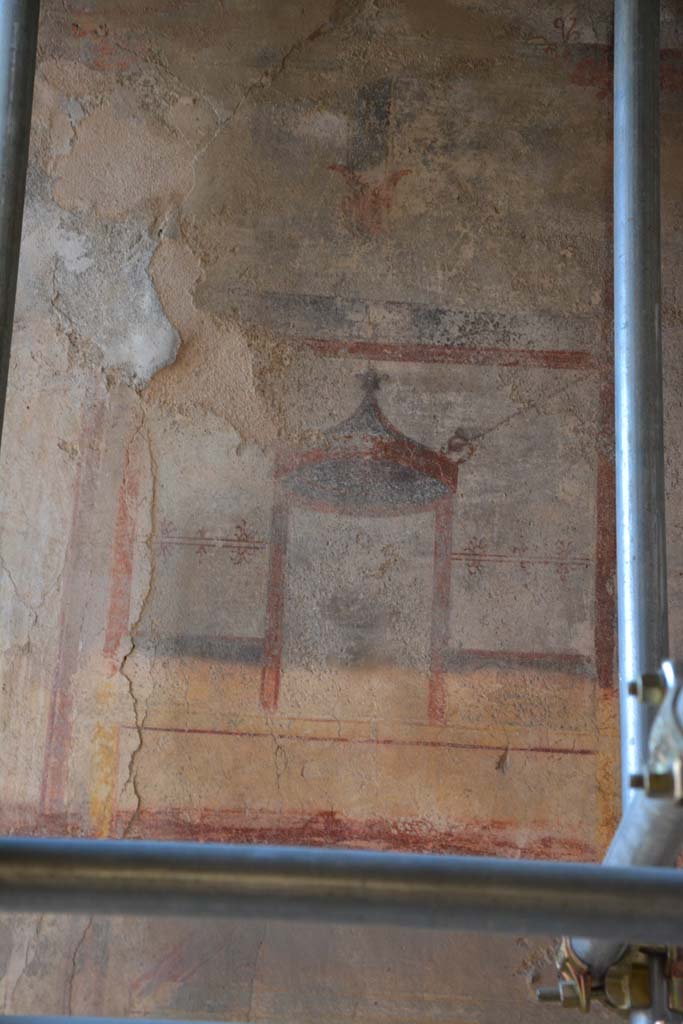 IX.5.6 Pompeii. May 2017. Room k, (east side), detail from upper north wall. 
Foto Christian Beck, ERC Grant 681269 DCOR.
