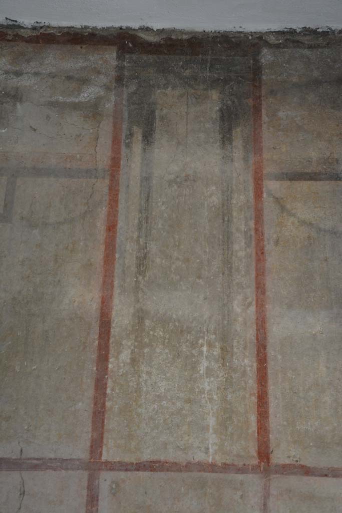 IX.5.6 Pompeii. May 2017. Room l (L), detail of upper east wall, in centre.  
Foto Christian Beck, ERC Grant 681269 DCOR.

