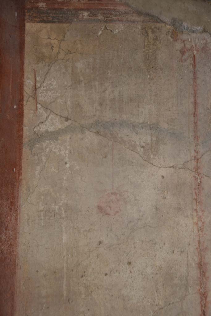 IX.5.6 Pompeii. May 2017. Room l (L), detail from panel at east end of south wall. 
Foto Christian Beck, ERC Grant 681269 DCOR.
