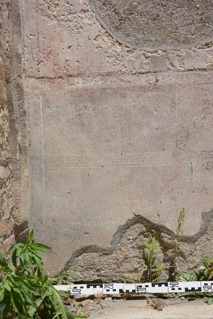 IX.5.6 Pompeii. May 2017. Room a, detail of painted decoration on east wall. 
Foto Christian Beck, ERC Grant 681269 DÉCOR.
