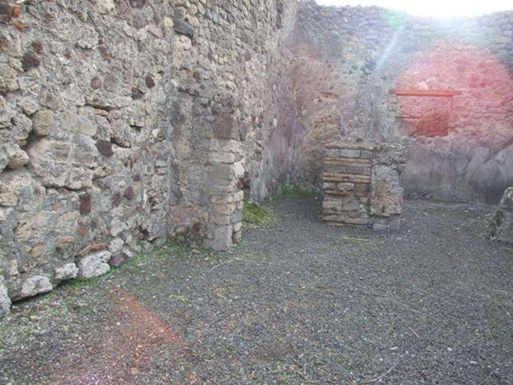 IX.5.8 Pompeii. December 2007. Looking south-east to rear.