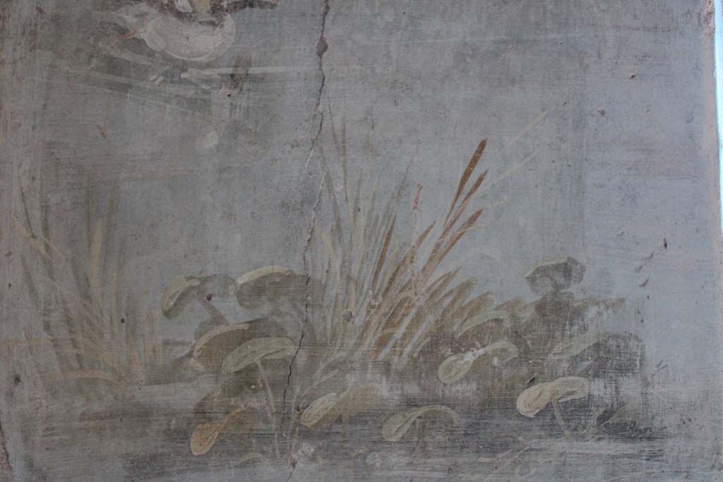 IX.5.9 Pompeii. May 2019. Room l (L), detail of painted plants from upper east wall. 
Foto Christian Beck, ERC Grant 681269 DCOR.
