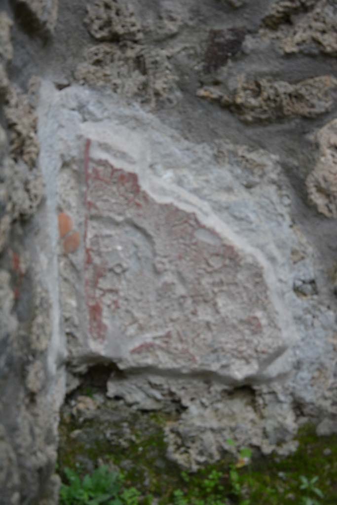 IX.5.9 Pompeii. March 2017. Room n/q, detail from east end of south wall.  
Foto Christian Beck, ERC Grant 681269 DCOR.
