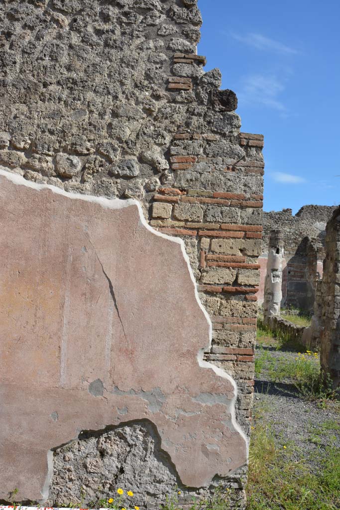 IX.5.9 Pompeii. May 2017. Room g, south wall at west end.
Foto Christian Beck, ERC Grant 681269 DCOR.
