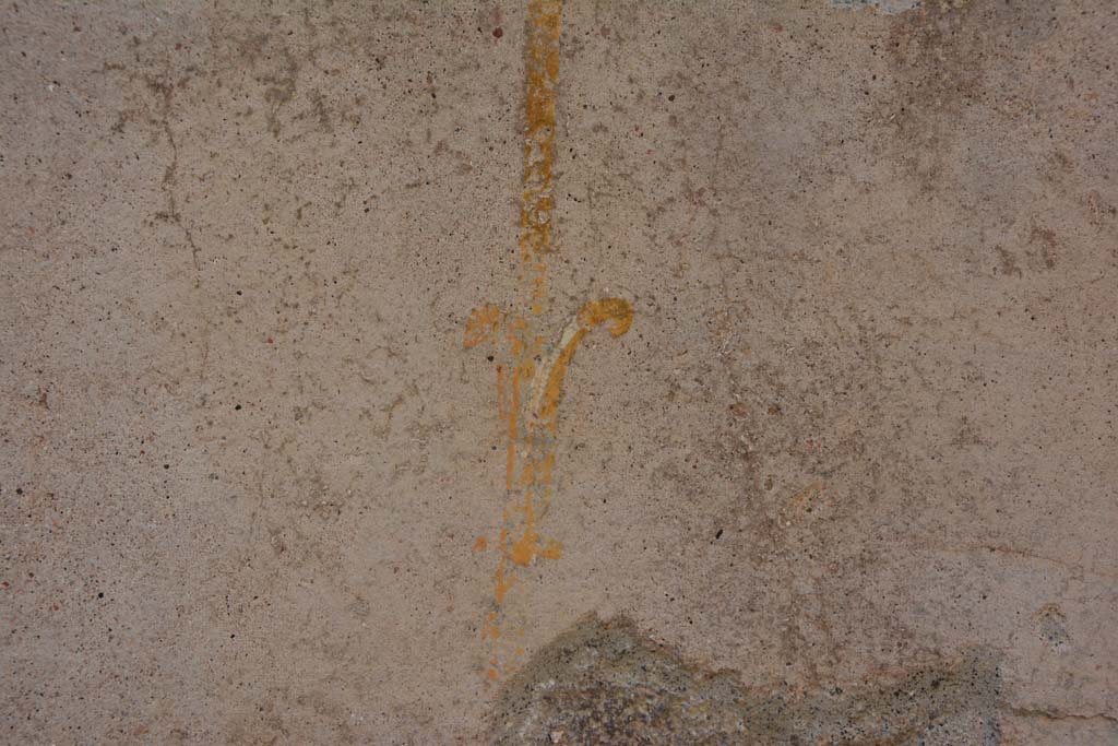 IX.5.9 Pompeii. May 2017. Room h, detail from remaining painted decoration on north wall.
Foto Christian Beck, ERC Grant 681269 DCOR.
