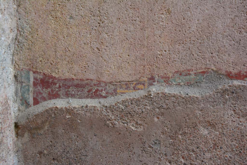 IX.5.9 Pompeii. March 2017. Room h, detail from south wall in south-east corner.
Foto Christian Beck, ERC Grant 681269 DCOR.

