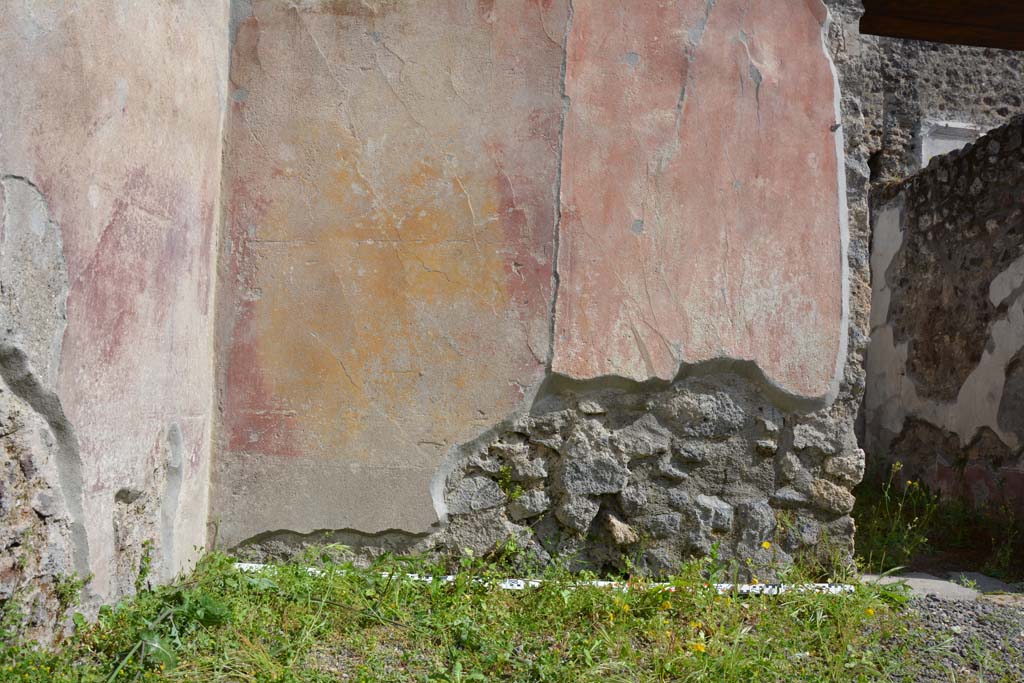 IX.5.9 Pompeii. May 2017. Room i, detail from lower south wall in south-east corner.
Foto Christian Beck, ERC Grant 681269 DCOR.
