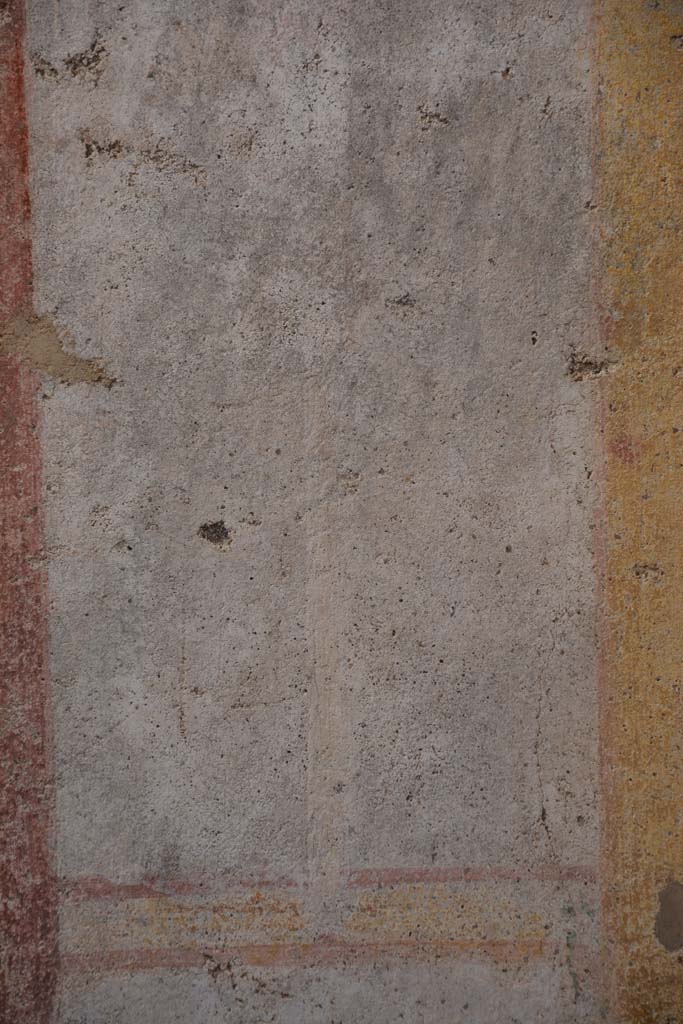 IX.5.11 Pompeii. May 2017. 
Room f, detail of compartment on east side of yellow central panel.
Foto Christian Beck, ERC Grant 681269 DÉCOR.
