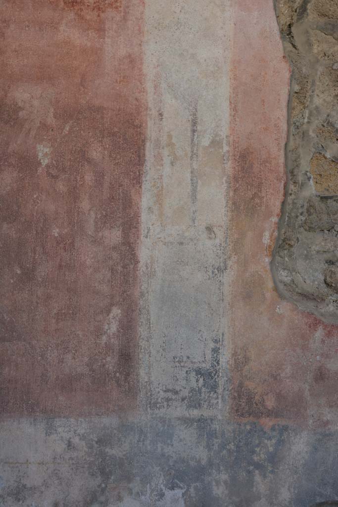IX.5.11 Pompeii. May 2017. Room e, detail from west wall on south side of central panel.  
Foto Christian Beck, ERC Grant 681269 DÉCOR.

