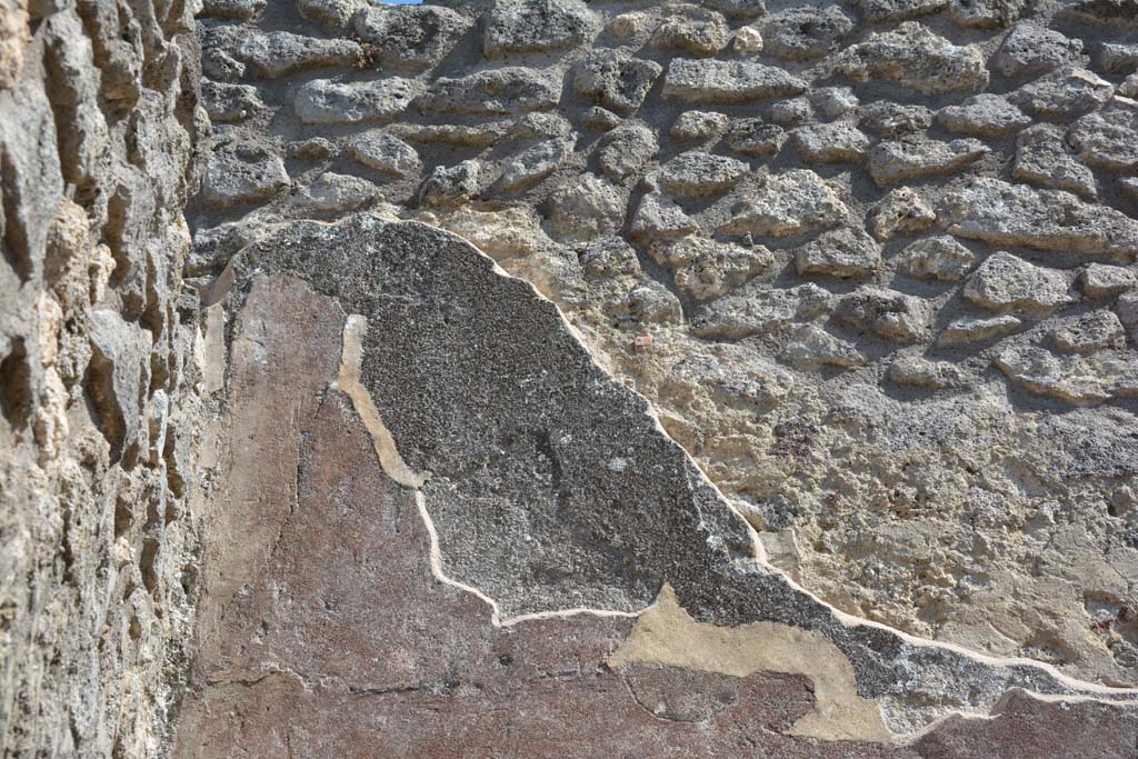 IX.5.11 Pompeii. May 2017. Peristyle n, detail from upper south wall in south-east corner.
Foto Christian Beck, ERC Grant 681269 DÉCOR.
