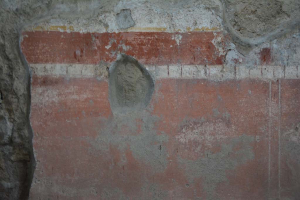 IX.5.11 Pompeii. March 2017. Room g, detail from zoccolo in centre of lower south wall. 
Foto Christian Beck, ERC Grant 681269 DÉCOR.


