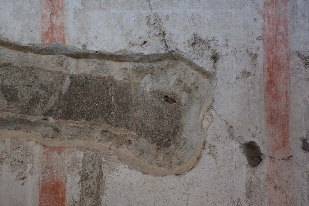 IX.5.11 Pompeii. May 2017. Room g, detail from centre of south wall.
Foto Christian Beck, ERC Grant 681269 DÉCOR.
