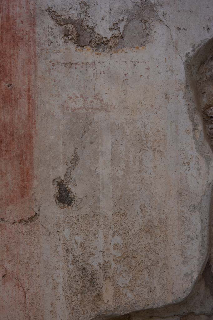 IX.5.11 Pompeii. May 2017. 
Room g, detail of painted decoration from west side of central panel on south wall.
Foto Christian Beck, ERC Grant 681269 DÉCOR.
