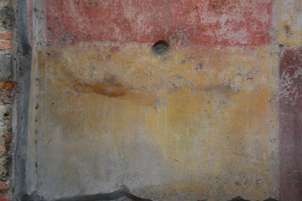 IX.5.11 Pompeii. March 2017. Room i, detail of zoccolo on north wall at west end.
Foto Christian Beck, ERC Grant 681269 DÉCOR.


