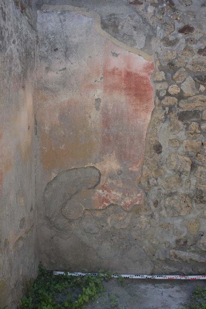 IX.5.14 Pompeii. May 2017. Room “L”, west wall at south end. 
Foto Christian Beck, ERC Grant 681269 DÉCOR.
