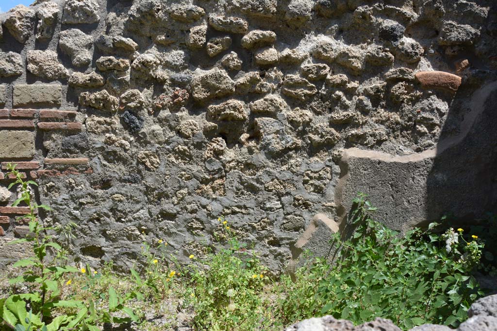 IX.5.14 Pompeii. May 2017. Room “t”, detail from east wall.   
Foto Christian Beck, ERC Grant 681269 DÉCOR. 

