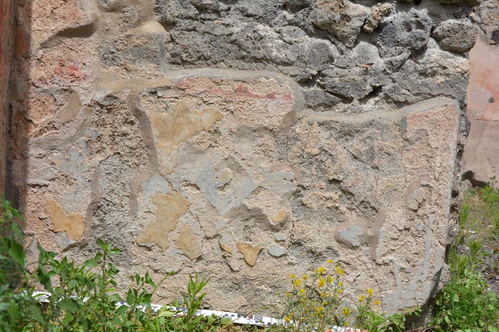 IX.5.14 Pompeii. May 2017. Room “b”, detail of lower north wall (zoccolo) in north-west corner of atrium.
Foto Christian Beck, ERC Grant 681269 DÉCOR.
