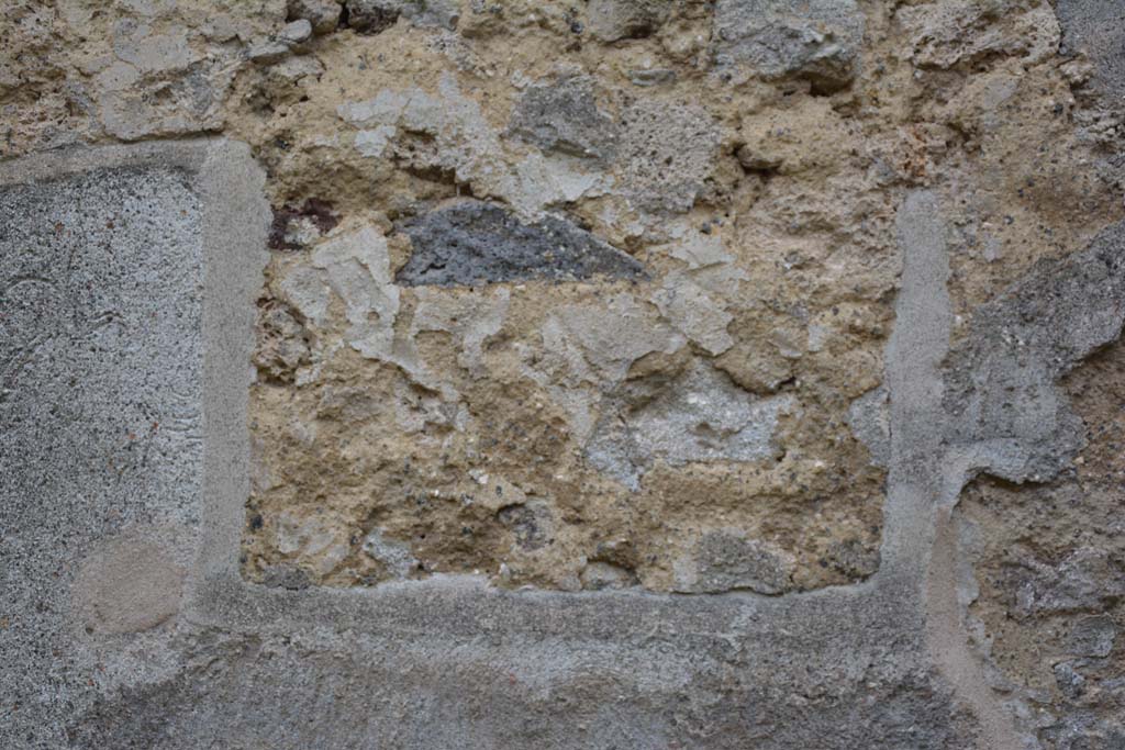 IX.5.14 Pompeii. May 2017. North ala “e”, west wall, site of painting of Iphigenia, Orestes and Pylades.
Foto Christian Beck, ERC Grant 681269 DÉCOR.

