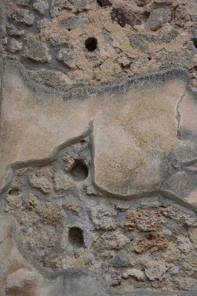 IX.5.14 Pompeii. May 2017. North ala “e”, detail from west end of north wall.
Foto Christian Beck, ERC Grant 681269 DÉCOR.

