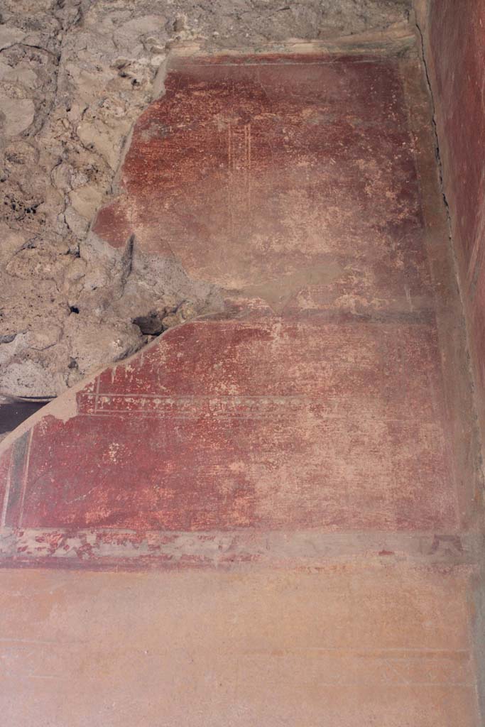 IX.5.14 Pompeii. May 2019. Room “c”, upper west wall of cubiculum in north-west corner.
Foto Christian Beck, ERC Grant 681269 DÉCOR.
